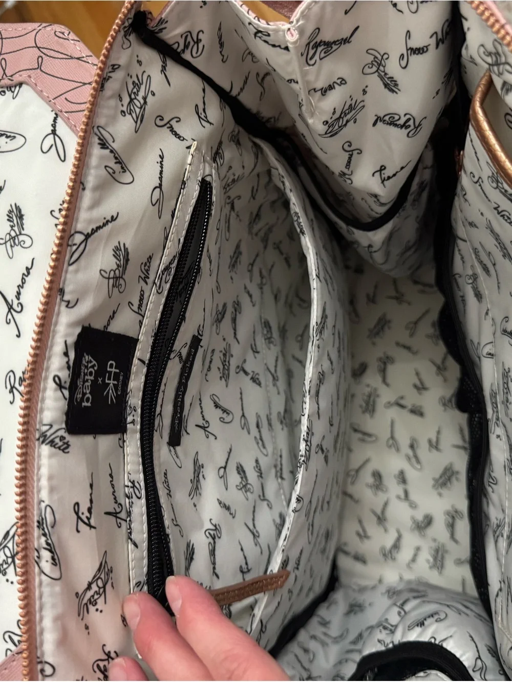 Freshly Picked Classic Diaper bag in Princess Party print.